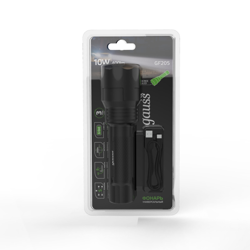 Фонарь Gauss GF205