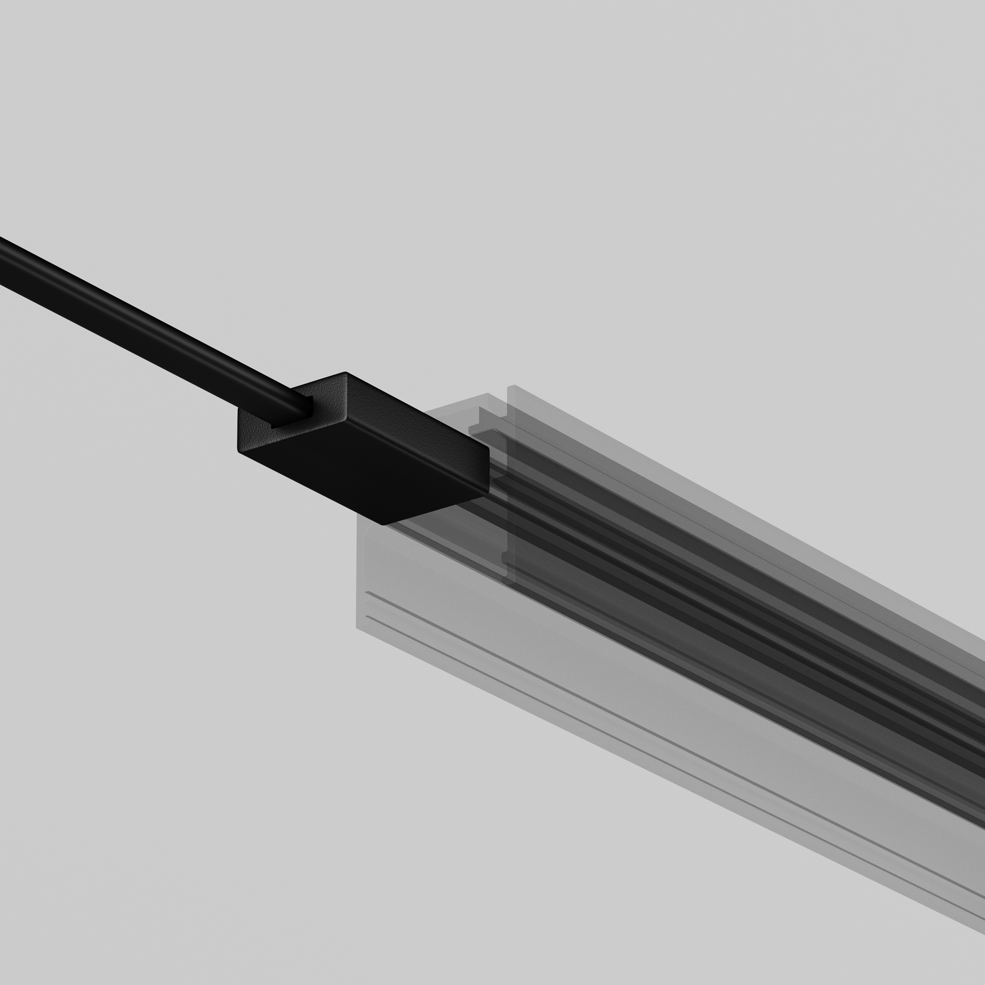 Комплектующие для уличной трековой системы с токоведущими элементами Outdoor O-TR002-HSP