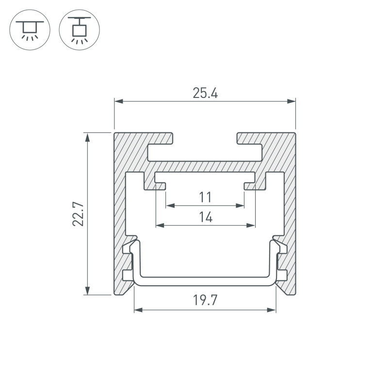 Профиль Arlight 043110