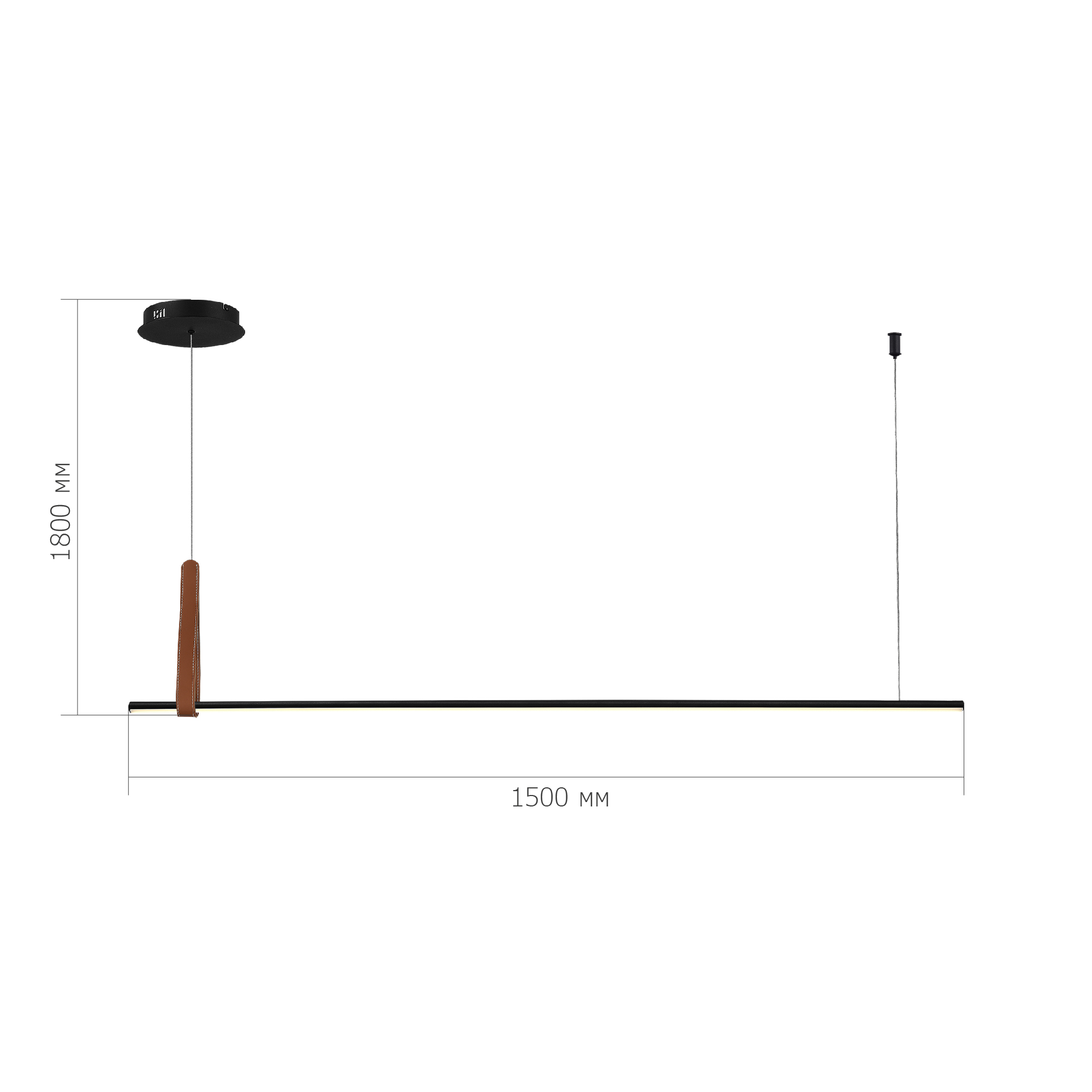 SL6131.403.24 Светильник подвесной ST-Luce Черный/Черный, Терракотовый LED 1*24W 4000K SHAPE