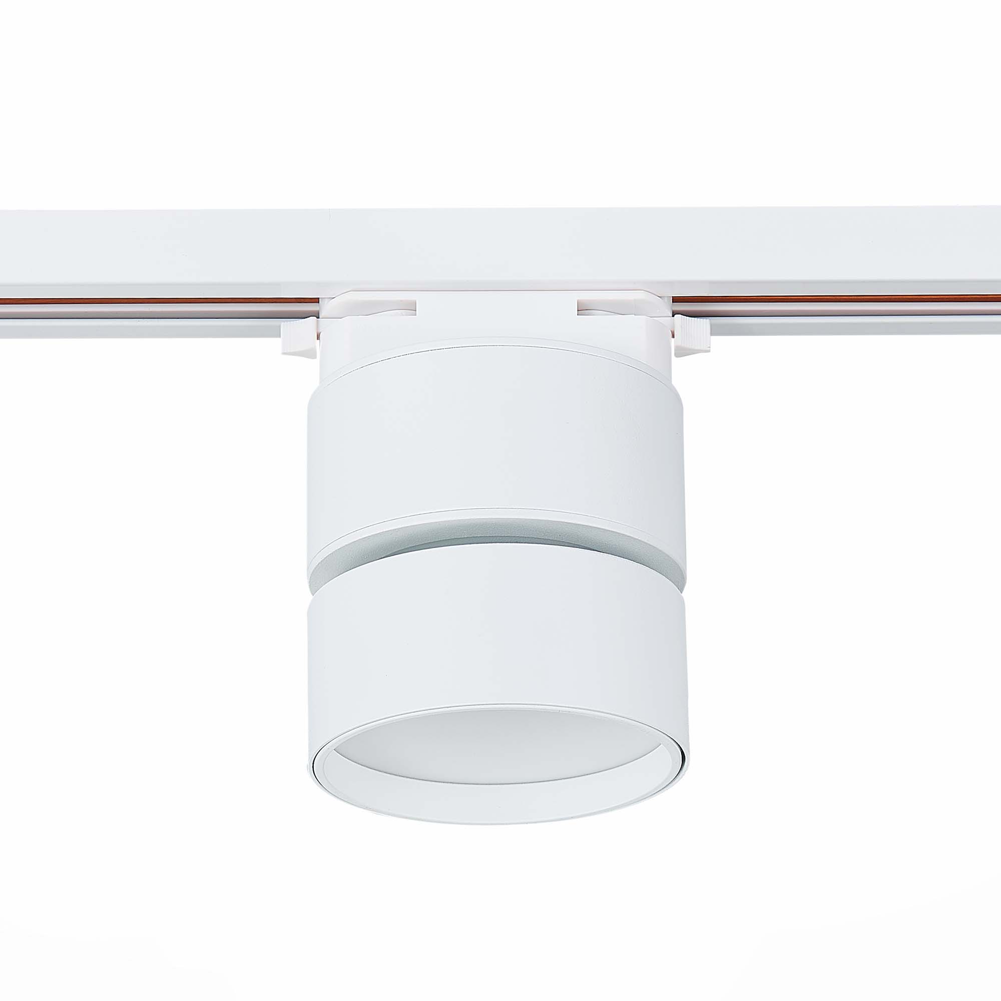 ST651.536.09 Св-к трек. Белый LED 1*9W 3000K 720Lm Ra>90 120° IP20 D85xH122 170-240VV BASE
