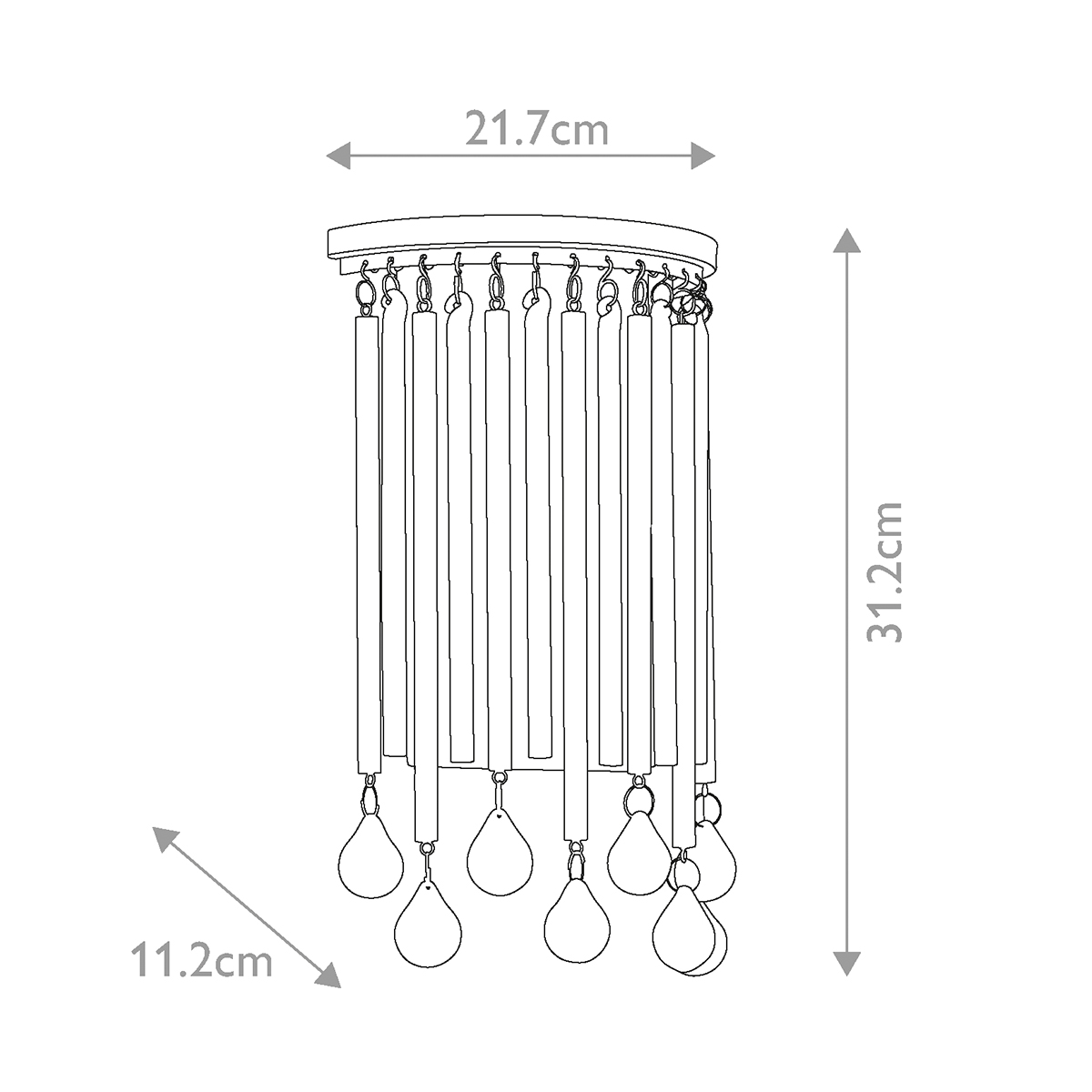 Бра KL-PIPER2 Kichler, арт. KL-PIPER2