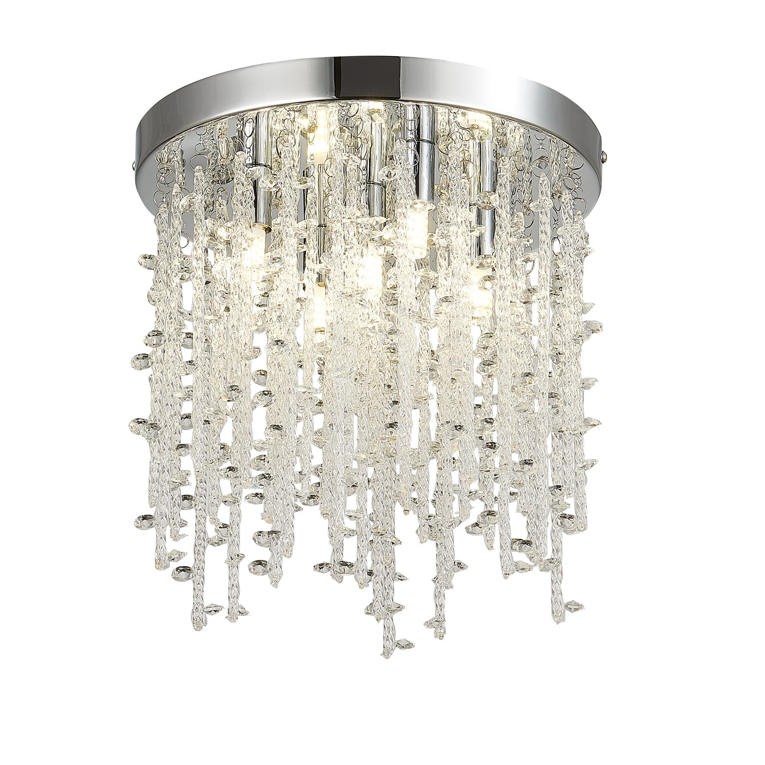 SLE103302-05 Светильник потолочный Хром/Прозрачный G9 LED 5*3W LUCCHIO