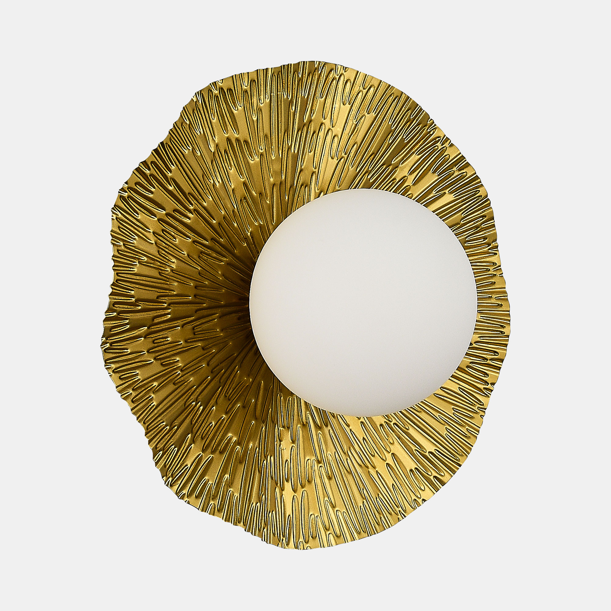 SLE1196-301-01 Светильник настенный Латунь/Белый G9 1*5W 4000K LOREA