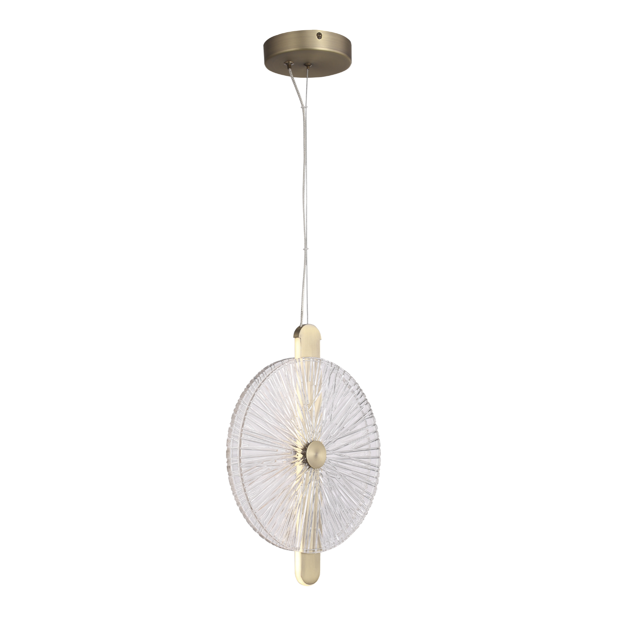 SL6141.303.01 Светильник подвесной ST-Luce бронза/прозрачный LED 1*11W 4000K WASI