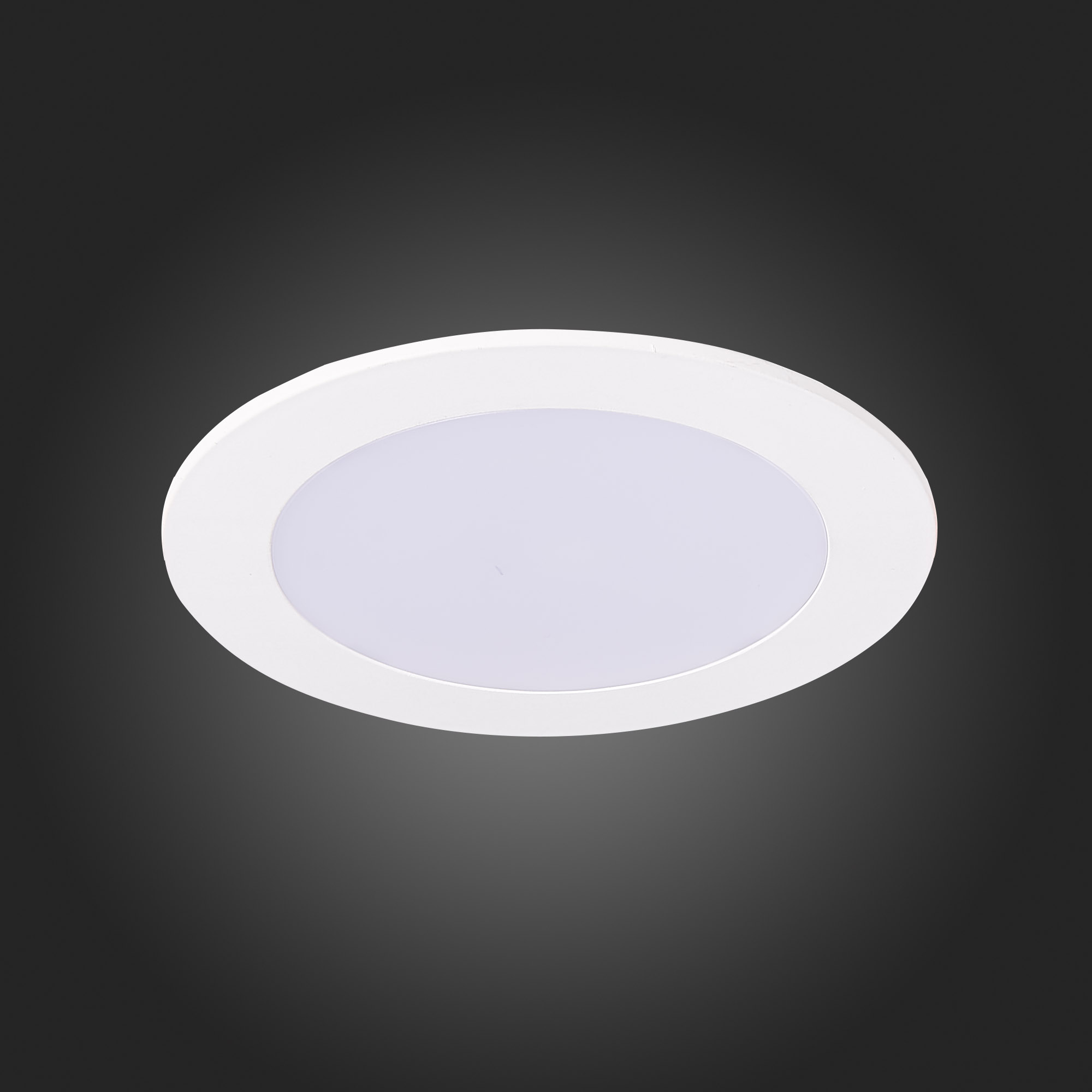 ST212.508.10 Св-к встр. Белый LED 1*10W 3000K/4000K/6000K 850Lm Ra80 110° IP20 D120xH30 220-240V Встраиваемые светильники
