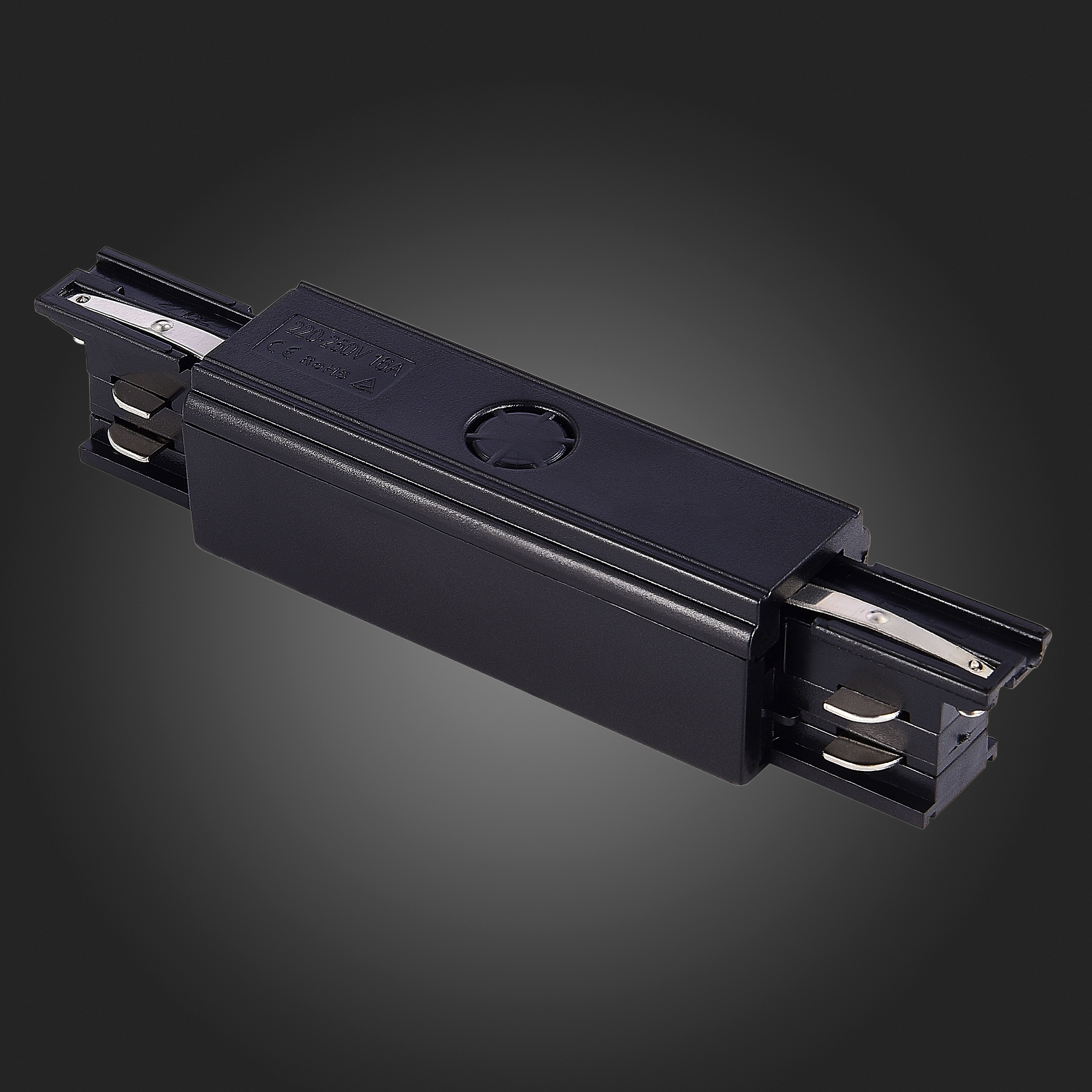 ST030.409.13 Центральный токоподвод для трехфазного шинопровода ST-Luce Черный TRACE