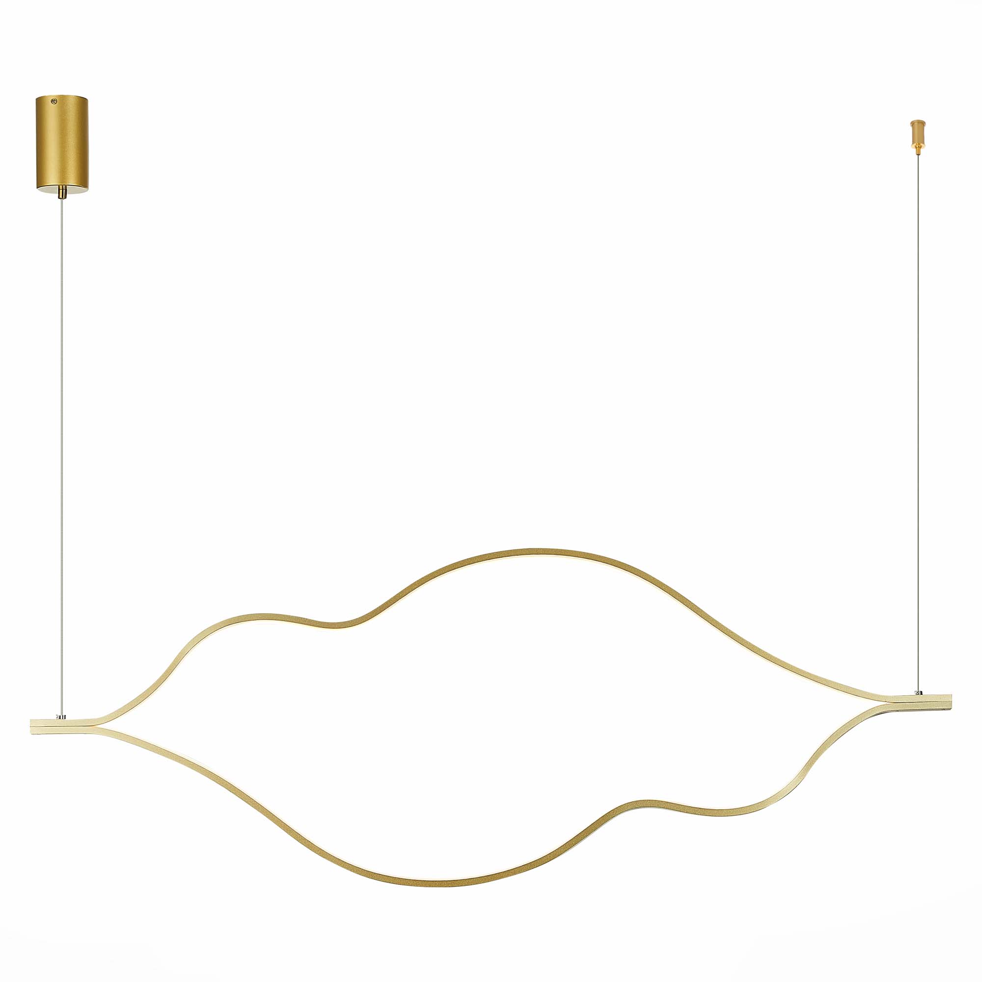 SL6106.203.45 Светильник подвесной ST-Luce Золотистый/Белый LED 1*45W 4000K CORTILE