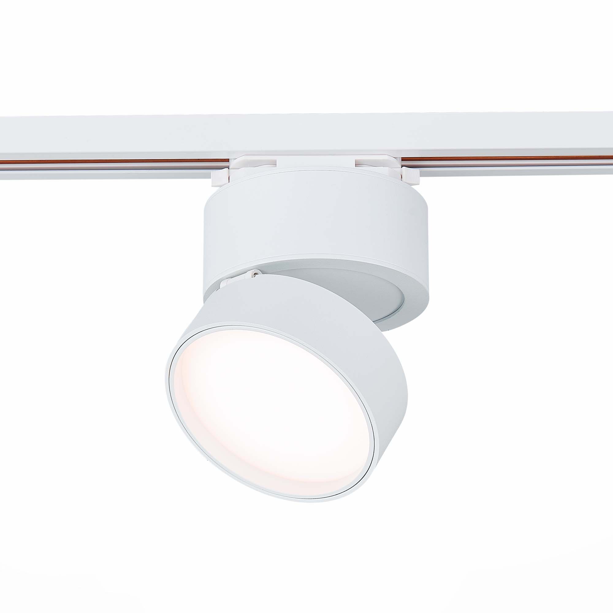 ST651.536.14 Св-к трек. Белый LED 1*14W 3000K 1 100Lm Ra>90 120° IP20 D104xH128 170-240VV BASE
