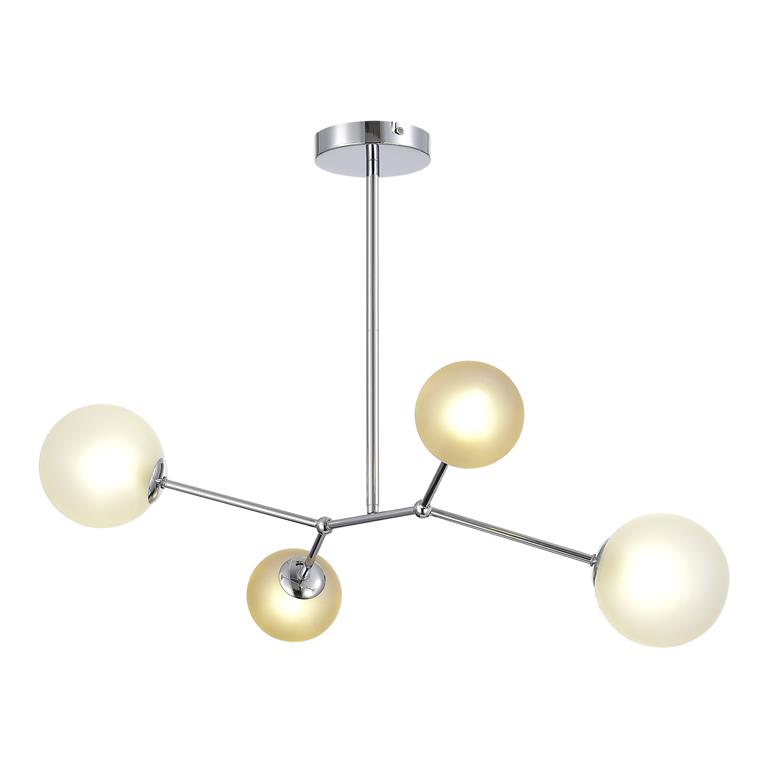 SLE1107-103-04 Светильник подвесной Хром/Белый, Серый G9 LED 4*5W 4000K MALTE