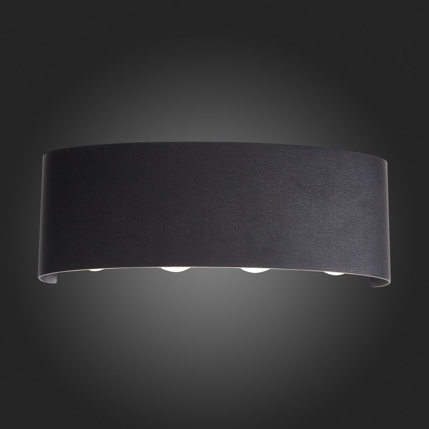 SL089.401.08 Светильник уличный настенный ST-Luce Черный кварцевый LED 8*1W 4000K BISELLO