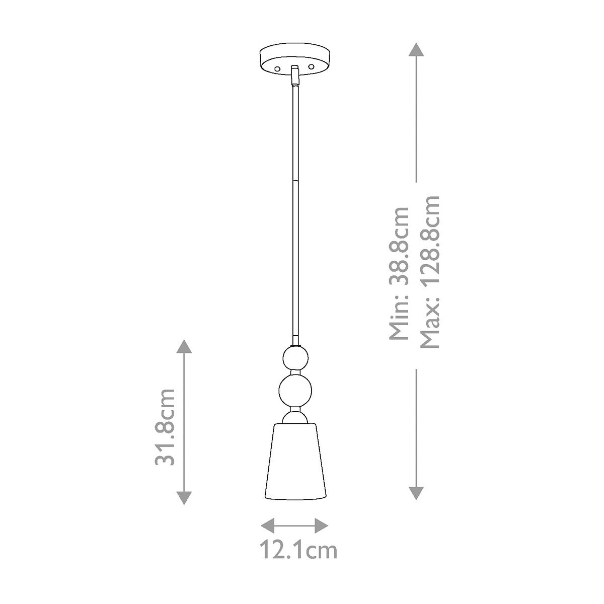 Подвесной светильник Hinkley Lighting, Арт. HK-ZELDA-P-A-VS