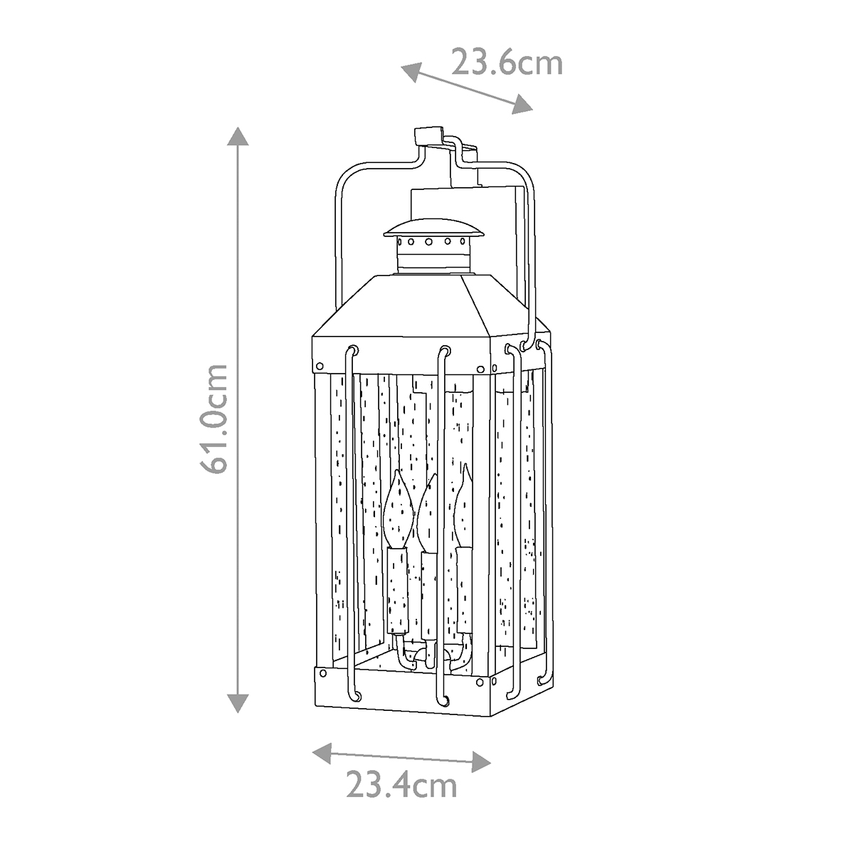 Настенный фонарь Hinkley, Арт. HK-FITZGERALD2-L