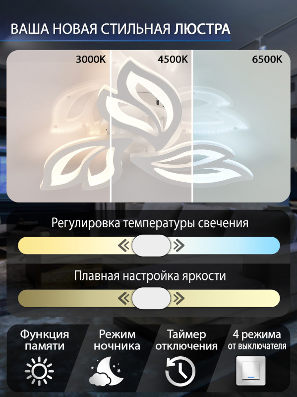 Накладной светильник Natali Kovaltseva LED LAMPS 81426