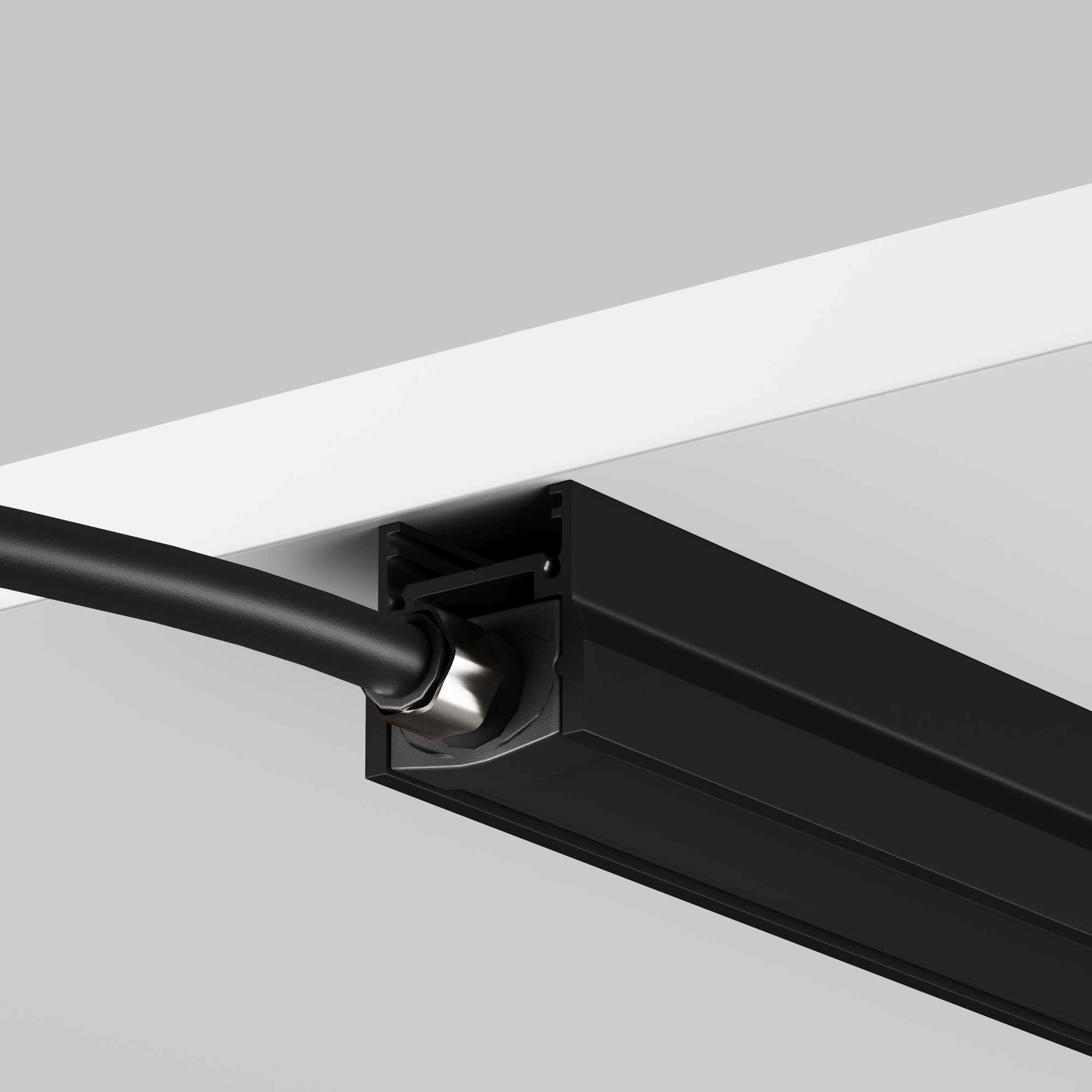 Комплектующие для уличной трековой системы с токоведущими элементами Outdoor O-TR001-PL-L3