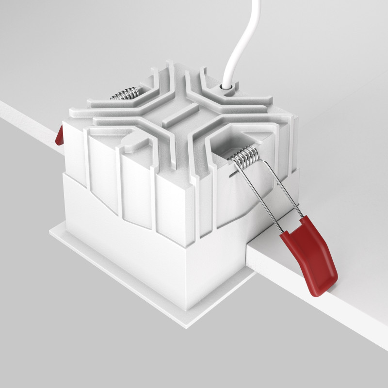 Встраиваемый светильник Maytoni Technical DL043-01-15W4K-SQ-WB