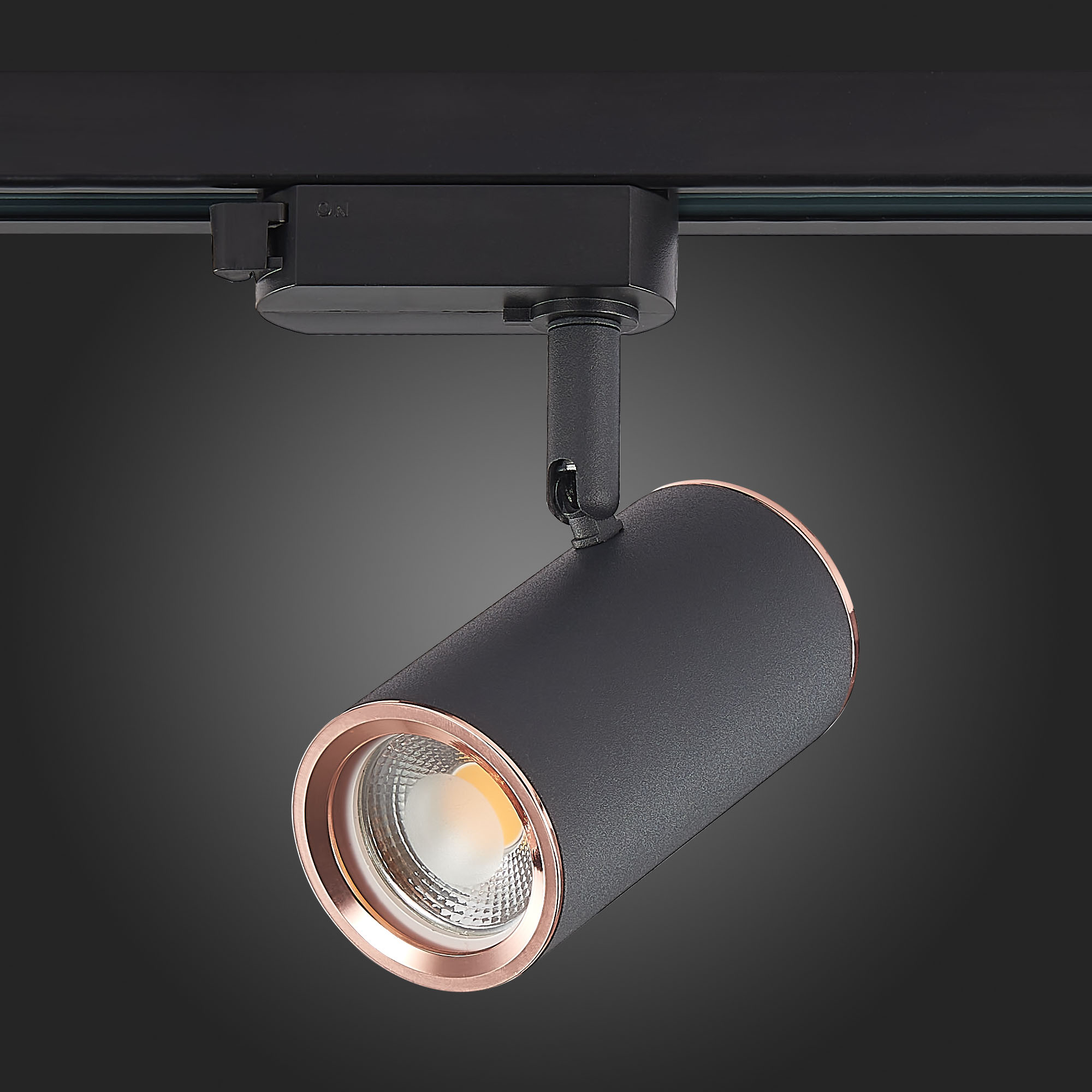 ST301.426.01 Св-к трек. Черный GU10 1*50W L104xW54xH111 220V Без ламп BASE