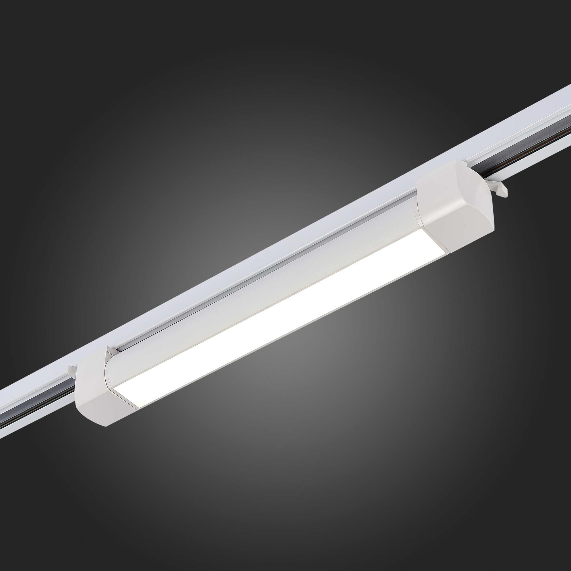 ST368.536.20 Св-к трек. Белый LED 1*20W 3000K 1 450Lm Ra>90 120° IP20 L387xW49xH54 170-240V BASE