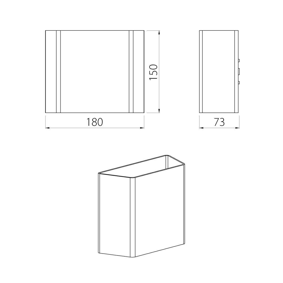 Настенный фонарь Natural Concepts, Арт. NC-023504-SB