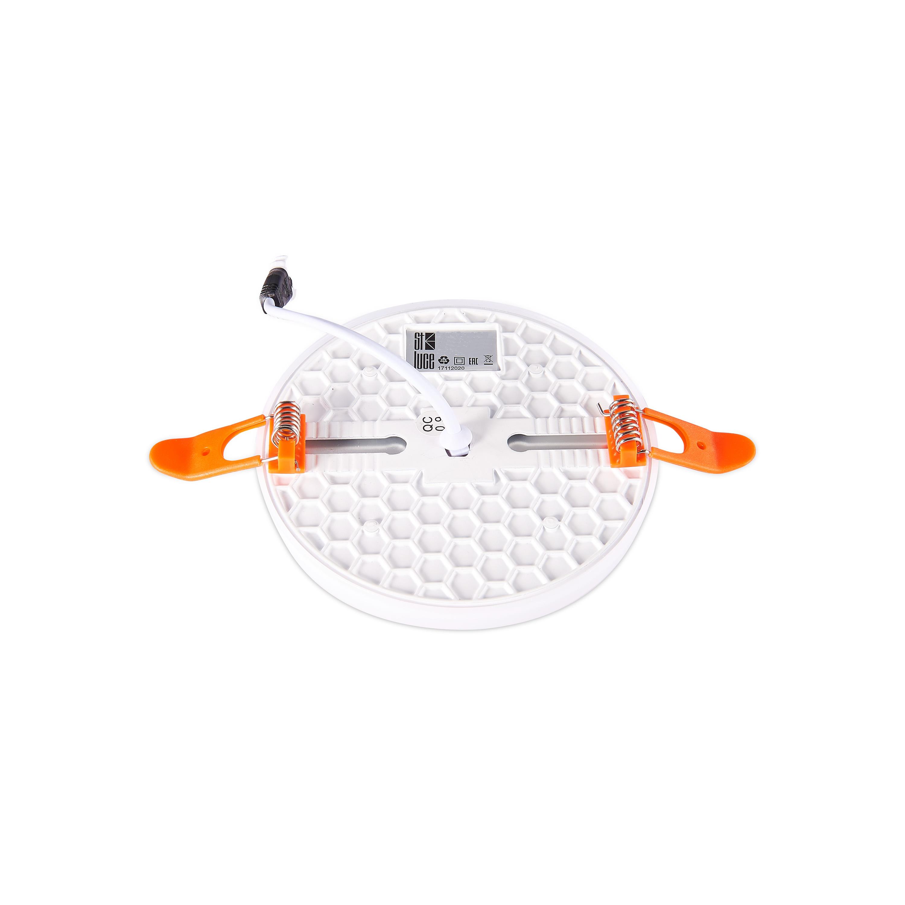 ST700.538.16 Св-к встр. Белый LED 1*16W 3000K 1 380Lm Ra80 180° IP44 D120xH20 85-265V Встраиваемые светильники