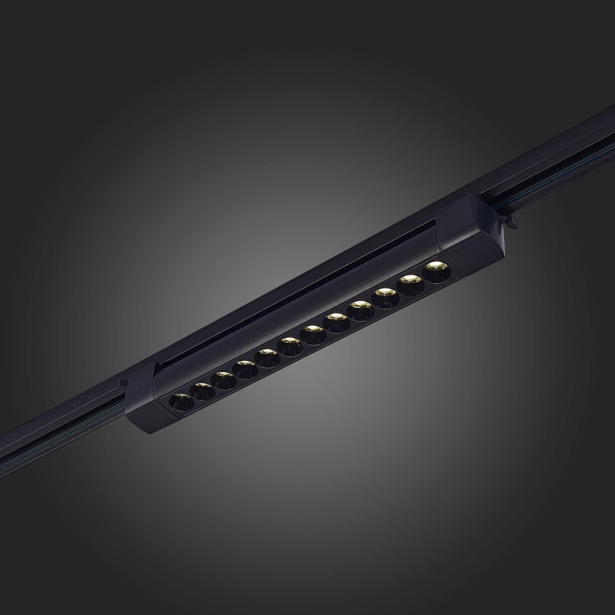 ST367.436.20 Св-к трек. Черный LED 1*20W 3000K 1 500Lm Ra>90 36° IP20 L387xW49xH54 170-240V BASE