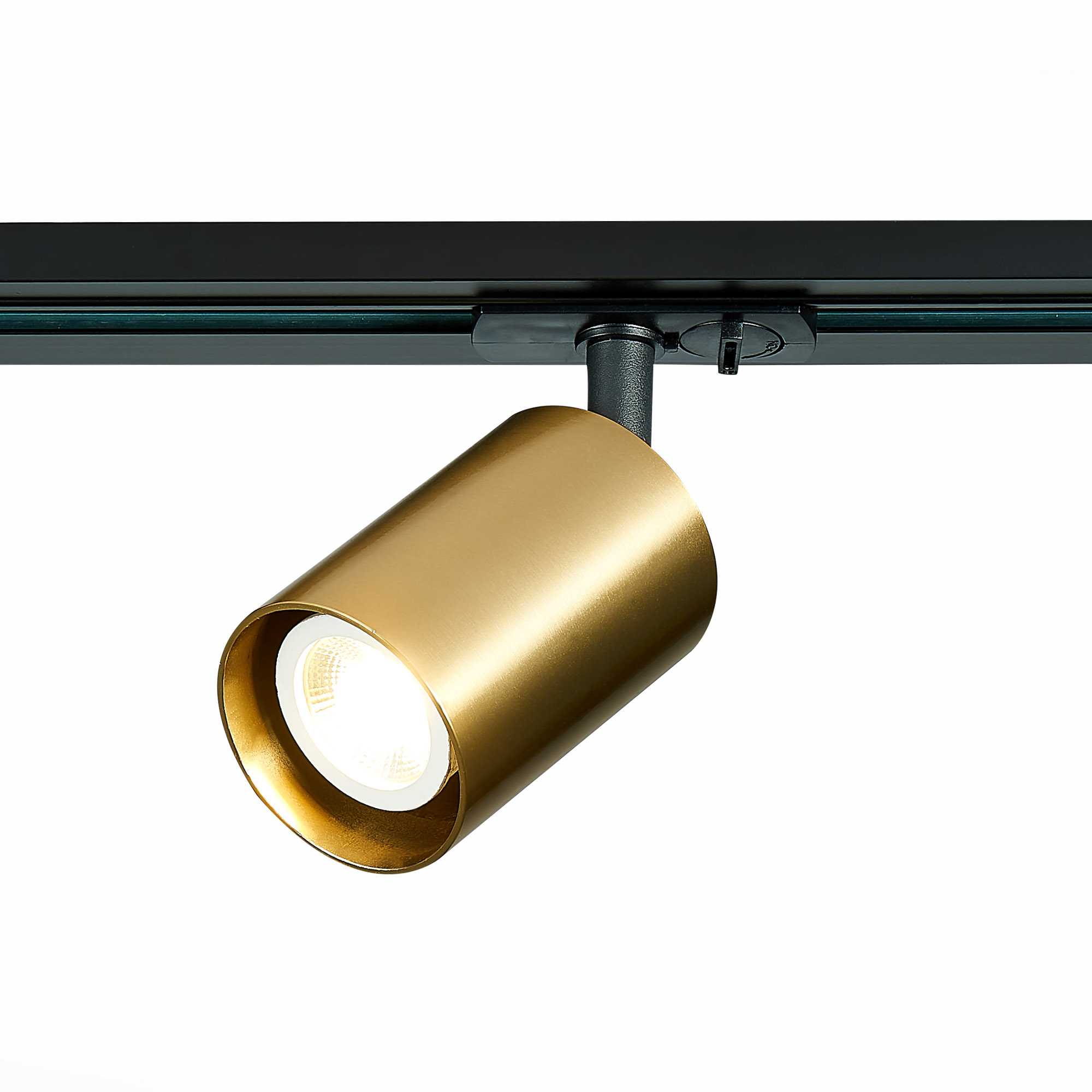 ST302.206.01 Св-к трек. Золотистый GU10 1*50W  IP20 L100xW70xH172 220V Без ламп BASE