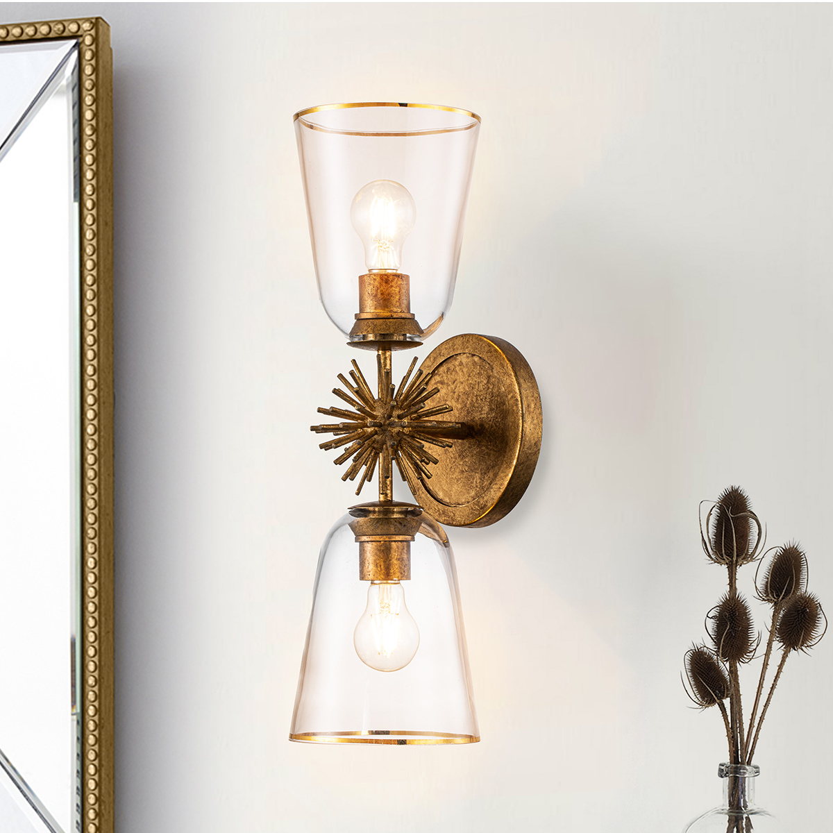 Бра Elstead Lighting, Арт. STARING-2WB-DG-CLEAR