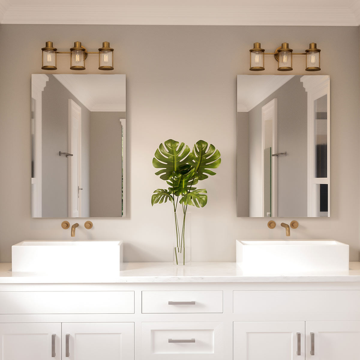 Бра для ванных комнат Quoizel, Арт. QZ-RIGGS3-BATH-WS