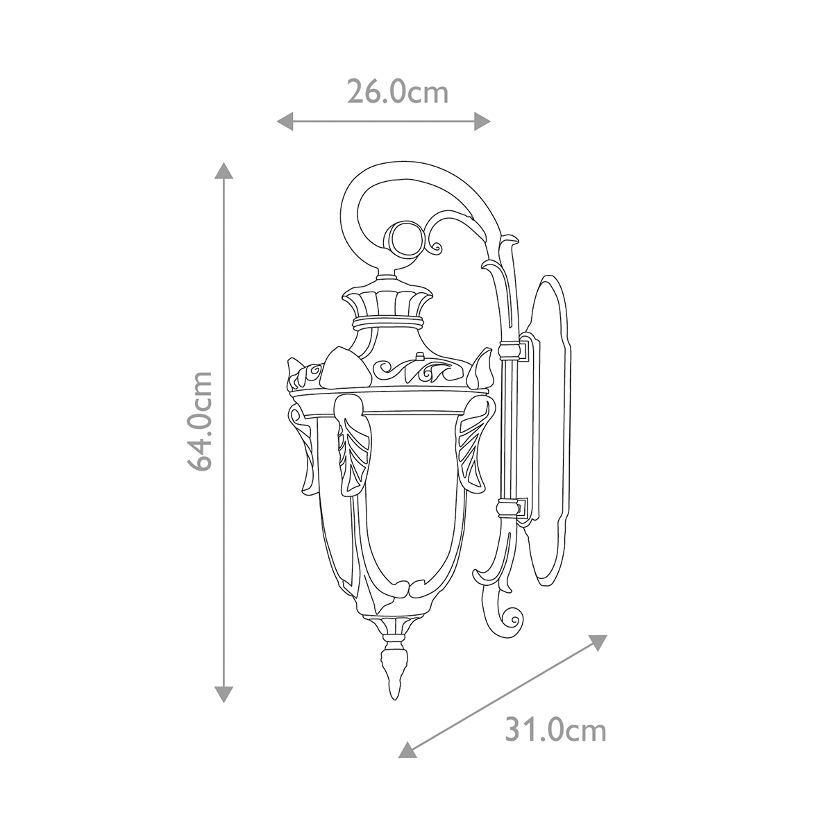 Настенный фонарь Elstead Exterior, Арт. PH2-L-OB