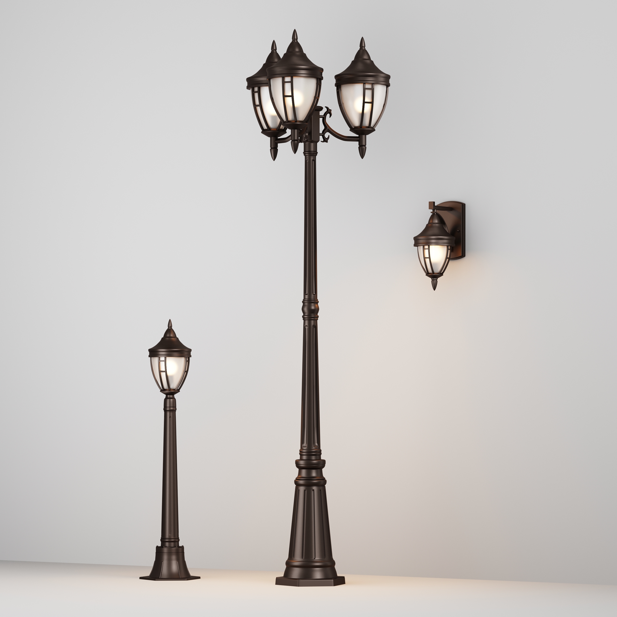 Садово-парковый светильник Outdoor O026FL-03B