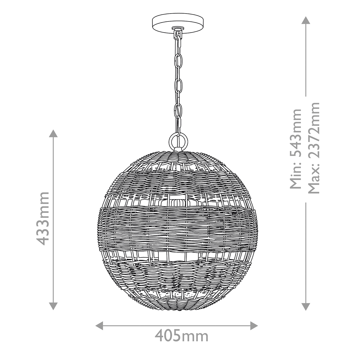 Подвесной светильник Quoizel, Арт. QZ-LINDENDALE-P-AWH