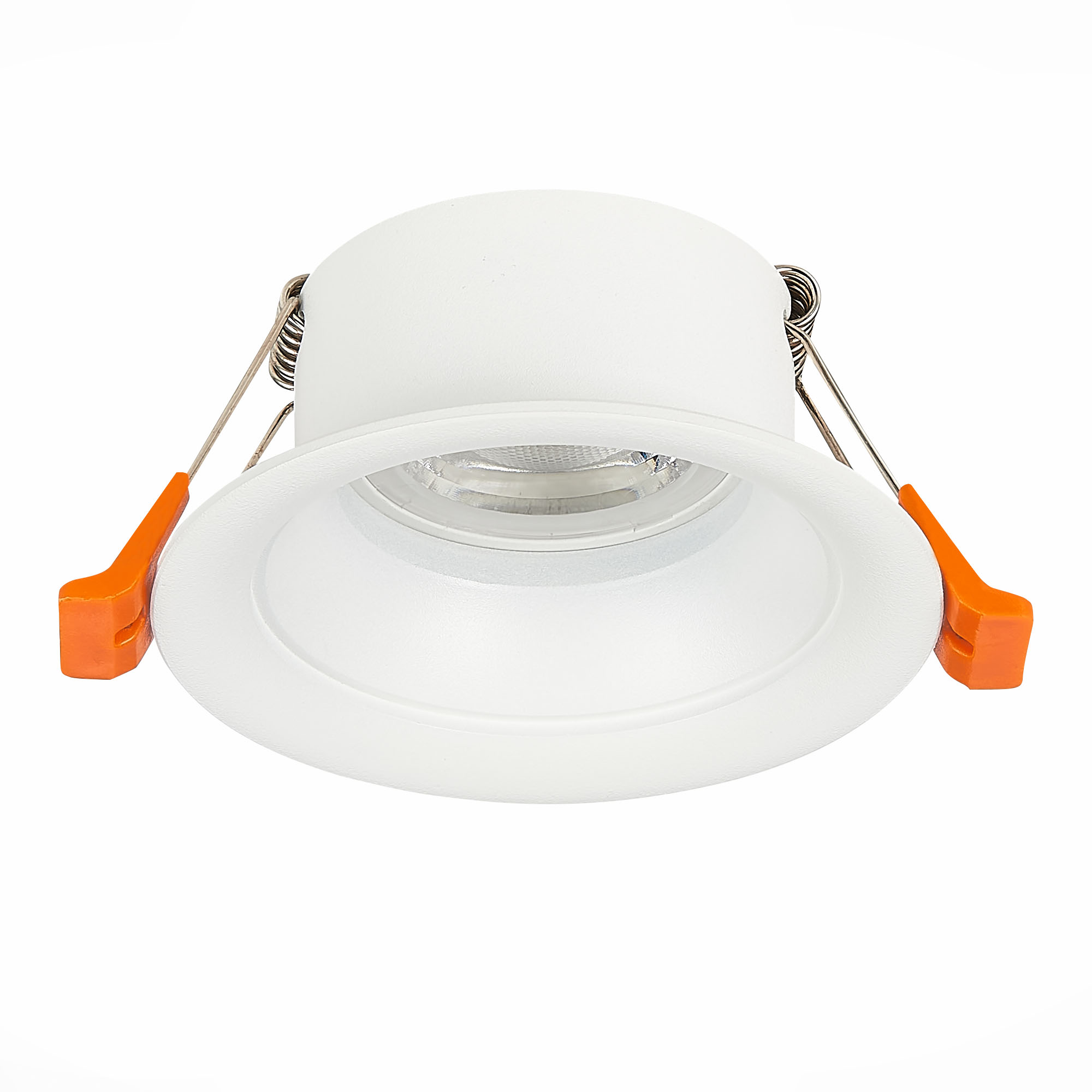 ST200.508.01 Св-к встр. Белый GU10 1*50W  D89xH40 220V Без ламп Встраиваемые светильники