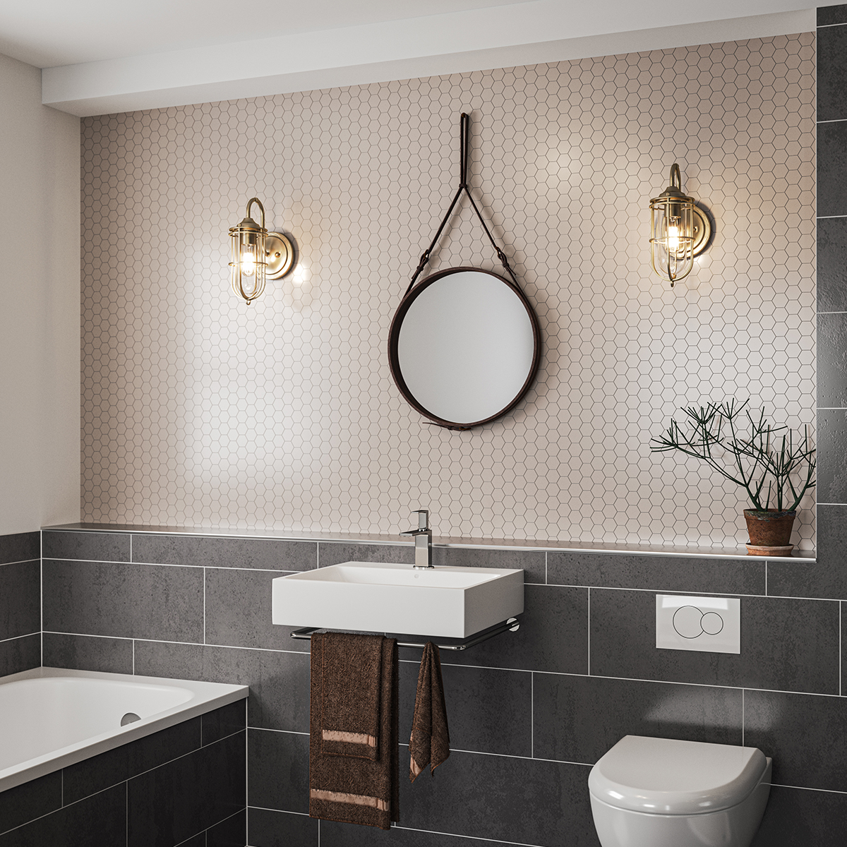 Бра для ванных комнат Feiss, Арт. QN-URBANREST1