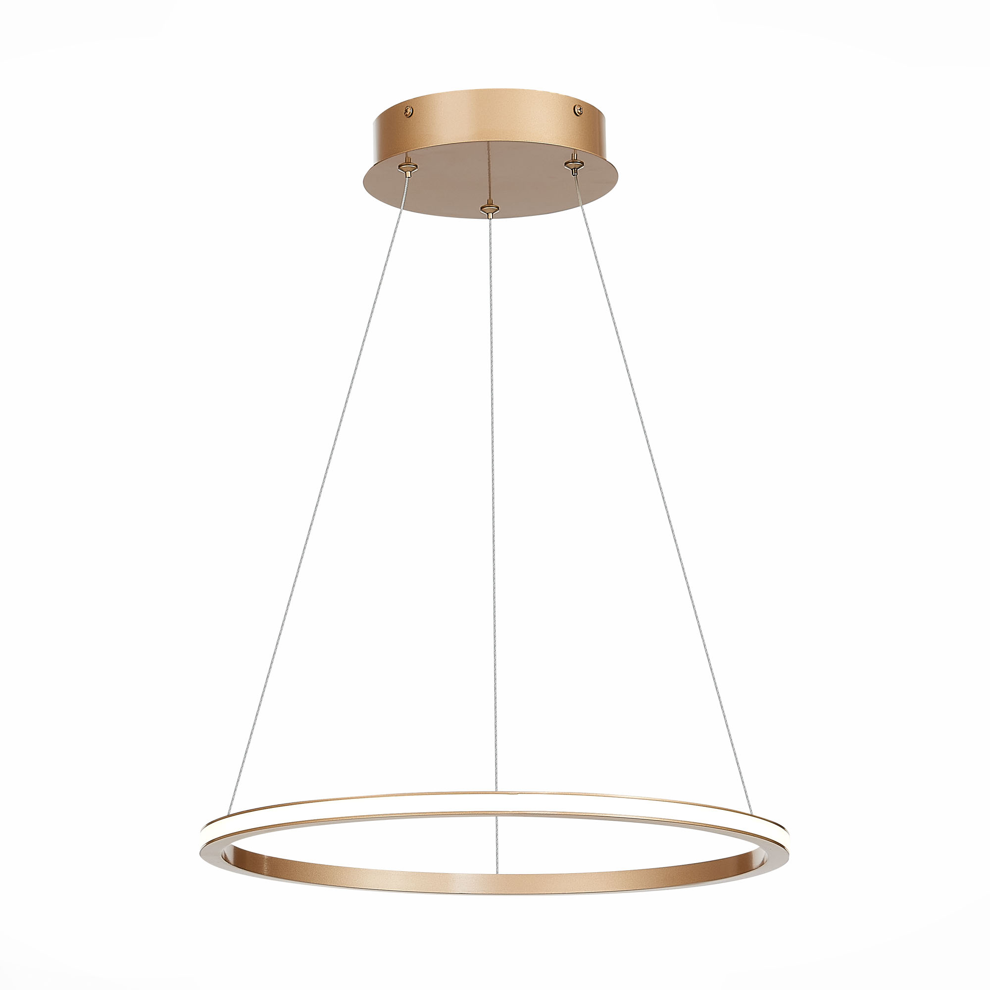 ST604.243.22 Светильник подвесной ST-Luce Золотистый/Белый LED 1*22W 4000K Подвесные светильники