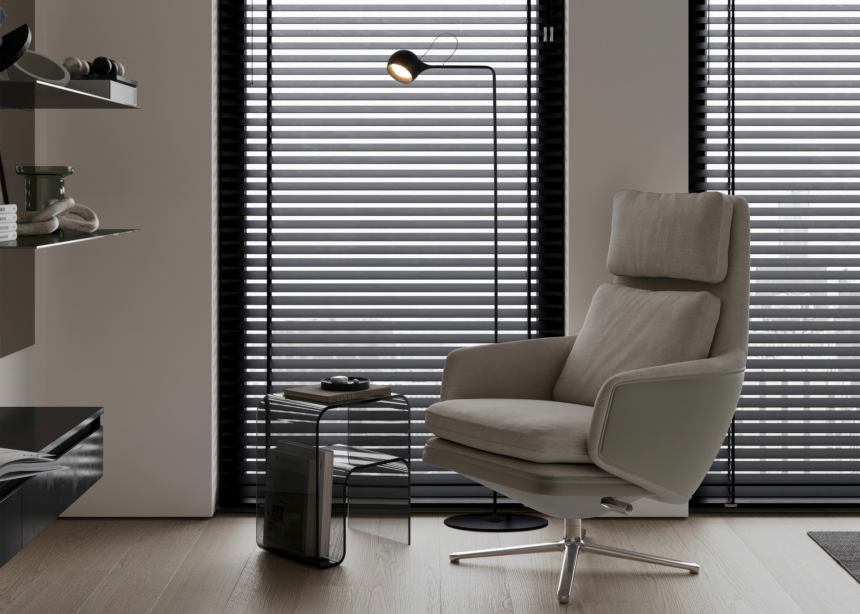 Напольный светильник (торшер) Freya FR5606FL-L9B