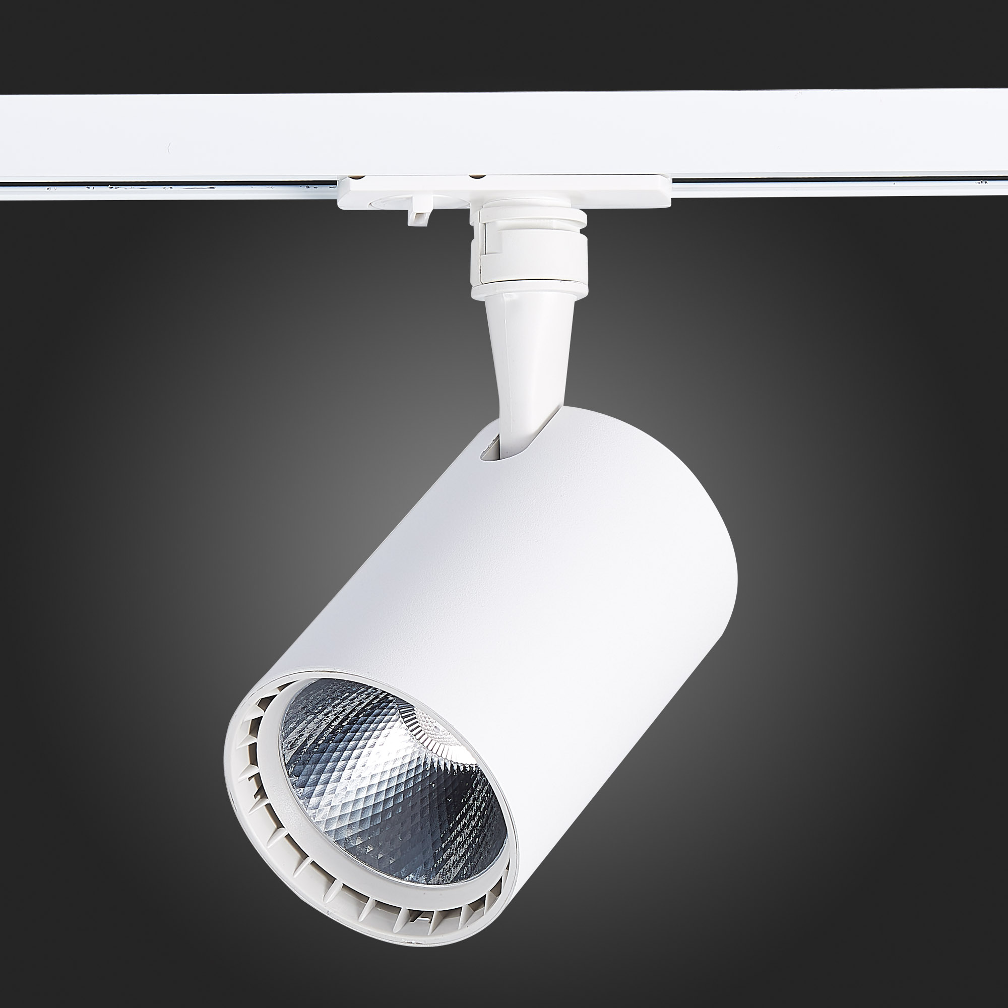 ST351.536.20.24 Св-к трек. Белый LED 1*20W 3000K 1 800Lm Ra?80 24° IP20 L118xW78xH174 100-240V BASE