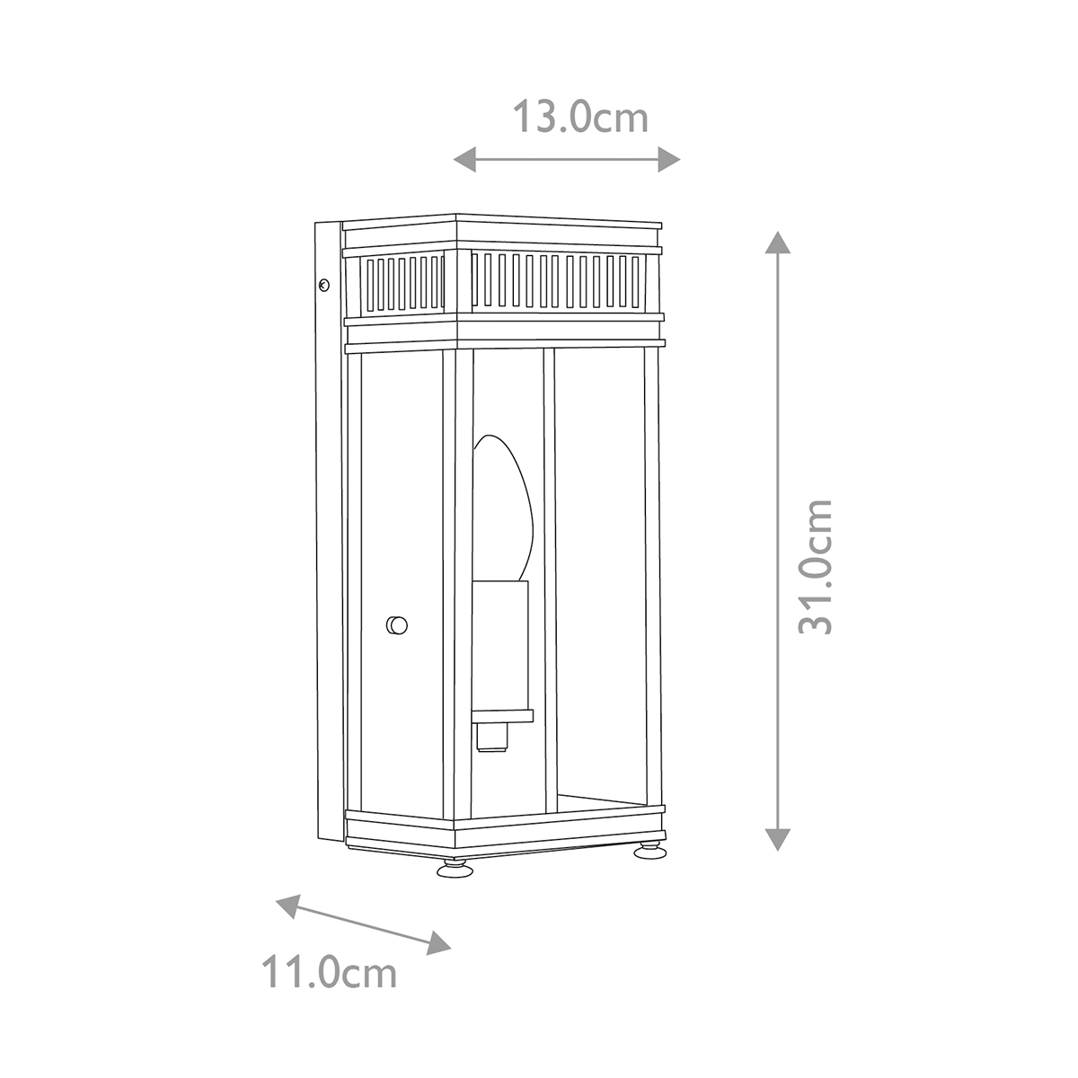 Настенный фонарь Elstead Exterior, Арт. HL7-S-DB