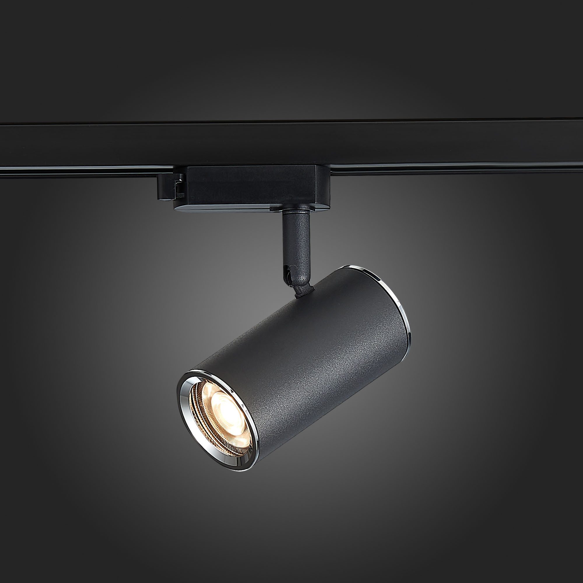 ST301.406.01 Св-к трек. Черный GU10 1*50W  IP20 L104xW54xH111 220V Без ламп BASE