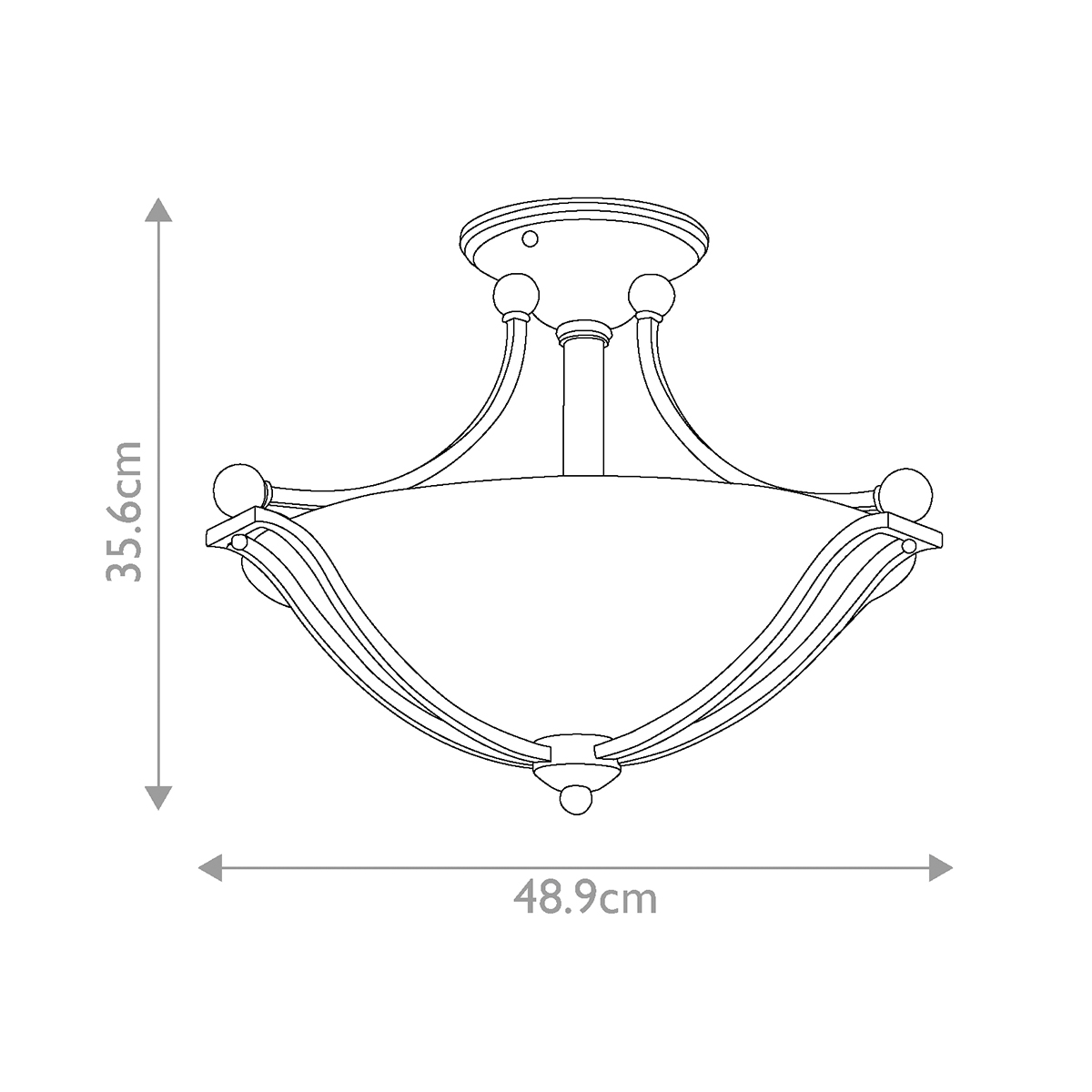 Потолочный светильник Hinkely Lighting, Арт. HK-BOLLA-SF