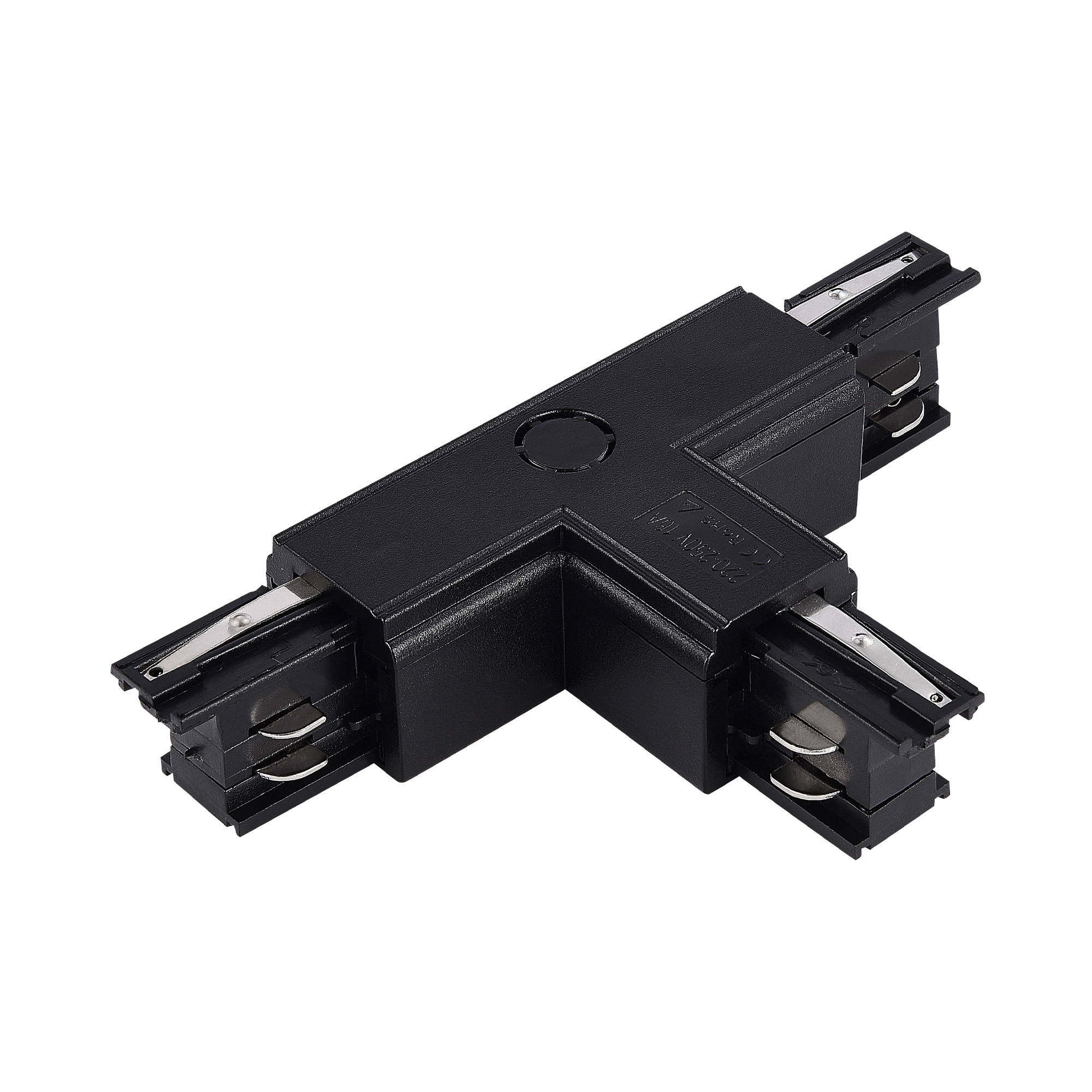 ST030.409.16L2 Т-образный токоподвод левый 2 для трехфазного шинопровода ST-Luce Черный TRACE