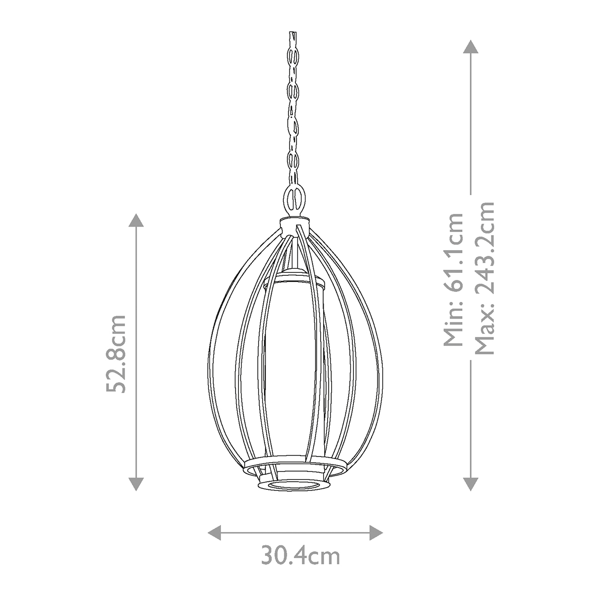 Подвесной светильник Kichler, Арт. KL-ROSALIE-P
