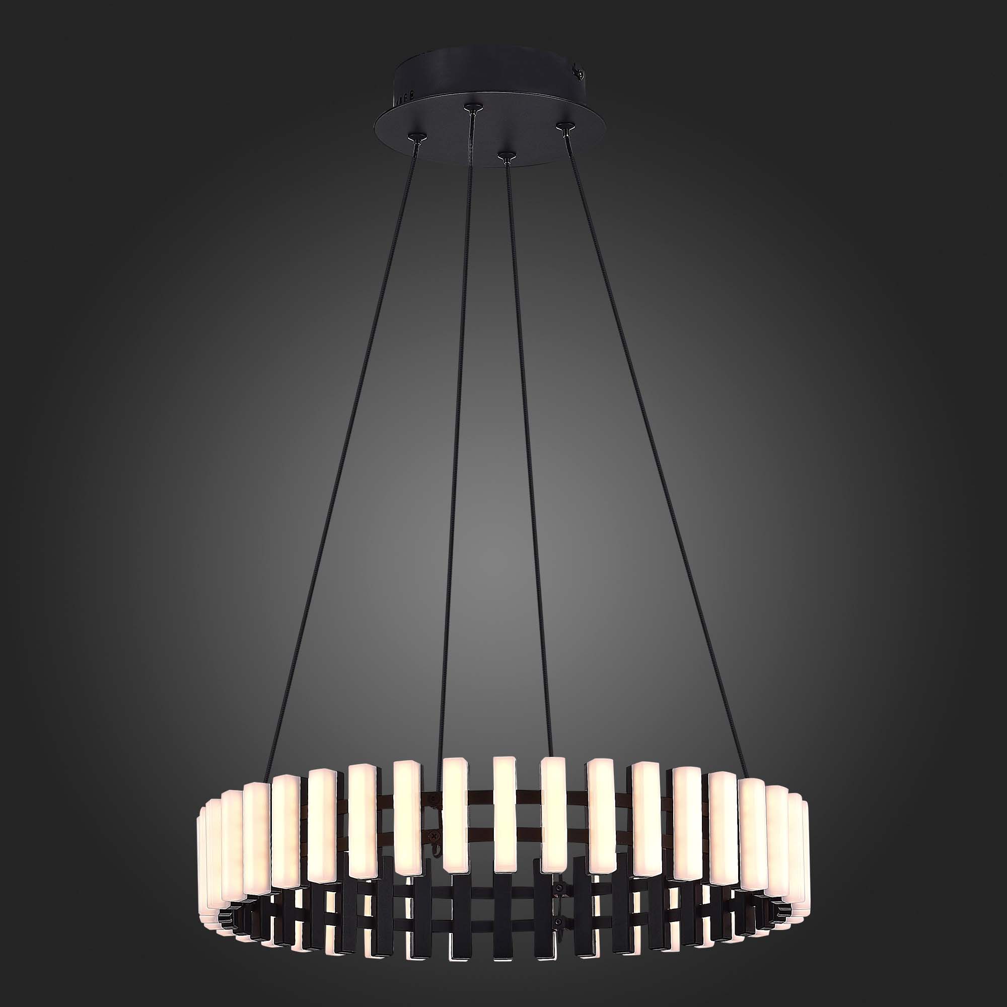 SL6203.403.25 Люстра подвесная ST-Luce Черный/Белый LED 1*25W 3000K ESTENSE