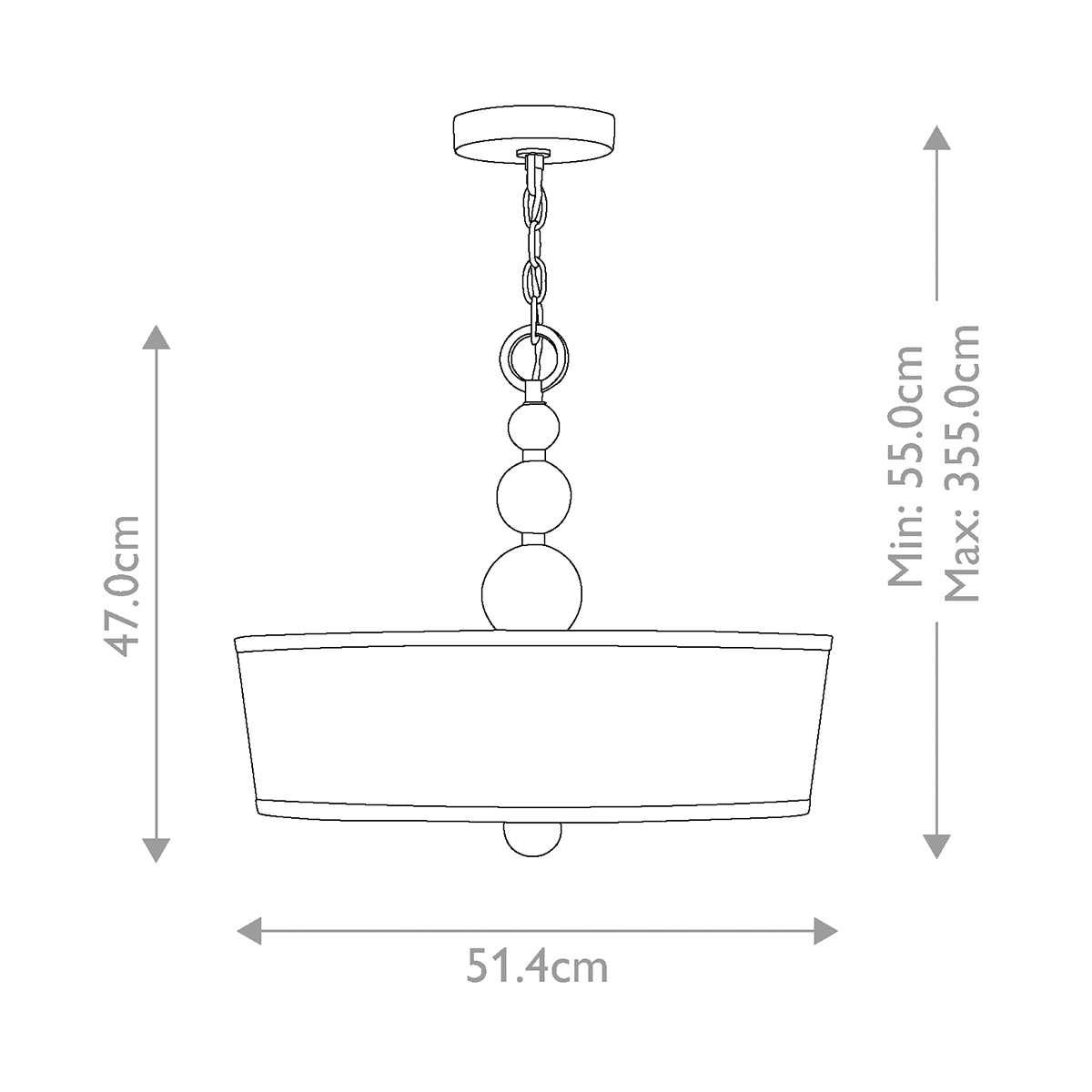 Подвесной светильник Hinkley Lighting, Арт. HK-ZELDA-P-B-VS