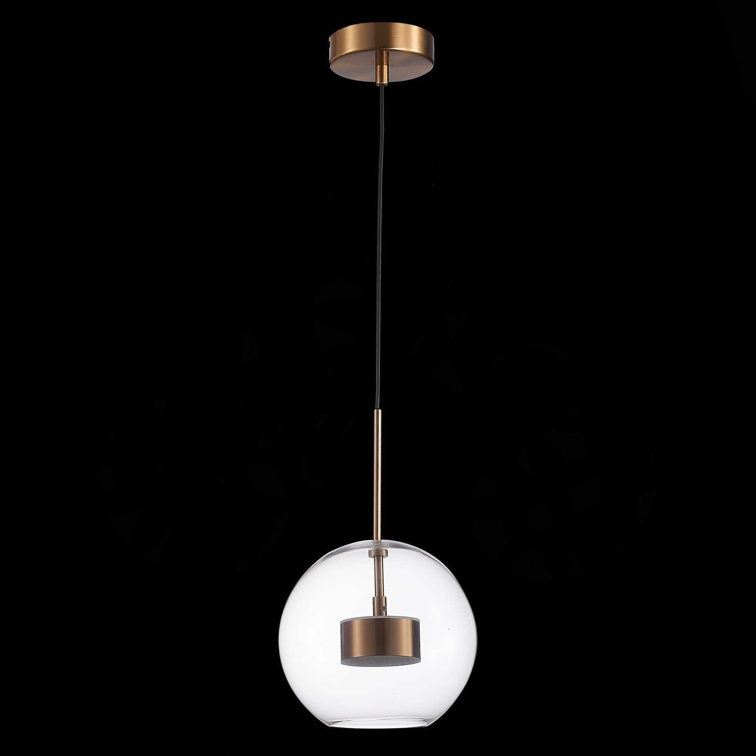 SL1133.233.01 Светильник подвесной ST-Luce Латунь/Прозрачный LED 1*14W 3000K BOPONE