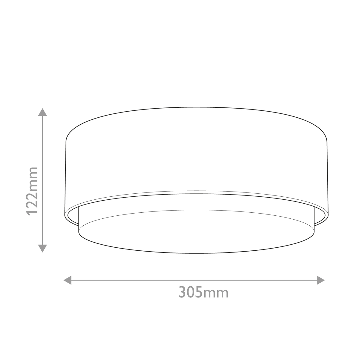 Потолочный светильник Hinkley, Арт. HK-CEDRIC-F-S-BR