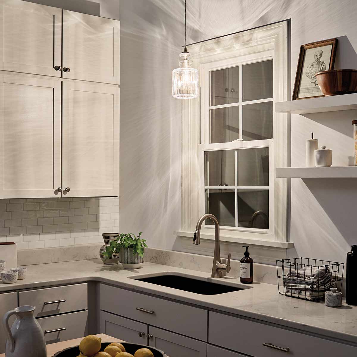 Подвесной светильник Kichler, Арт. KL-RIVIERA-P-B