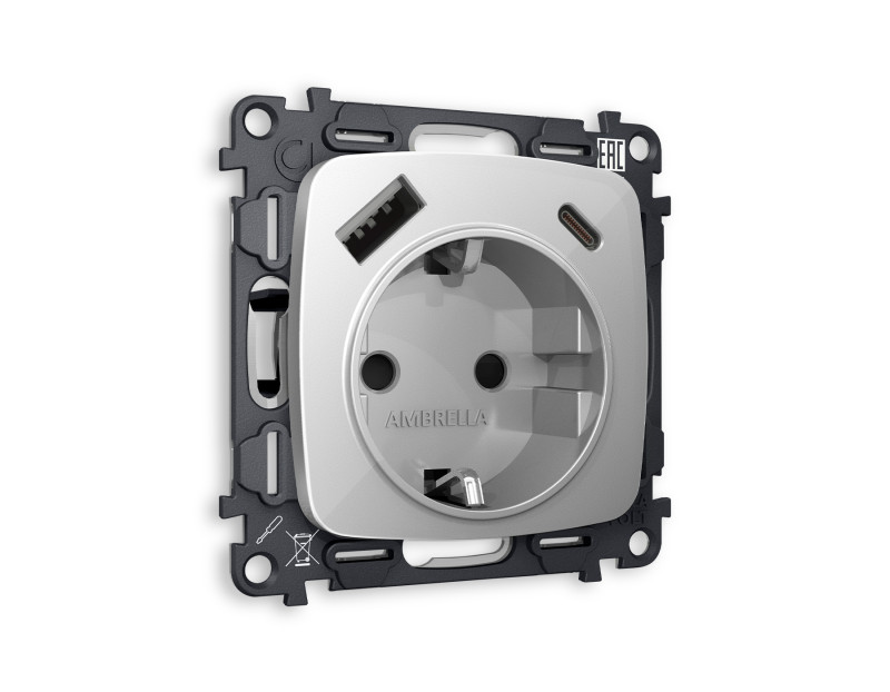 Розетка Ambrella Volt MO410010