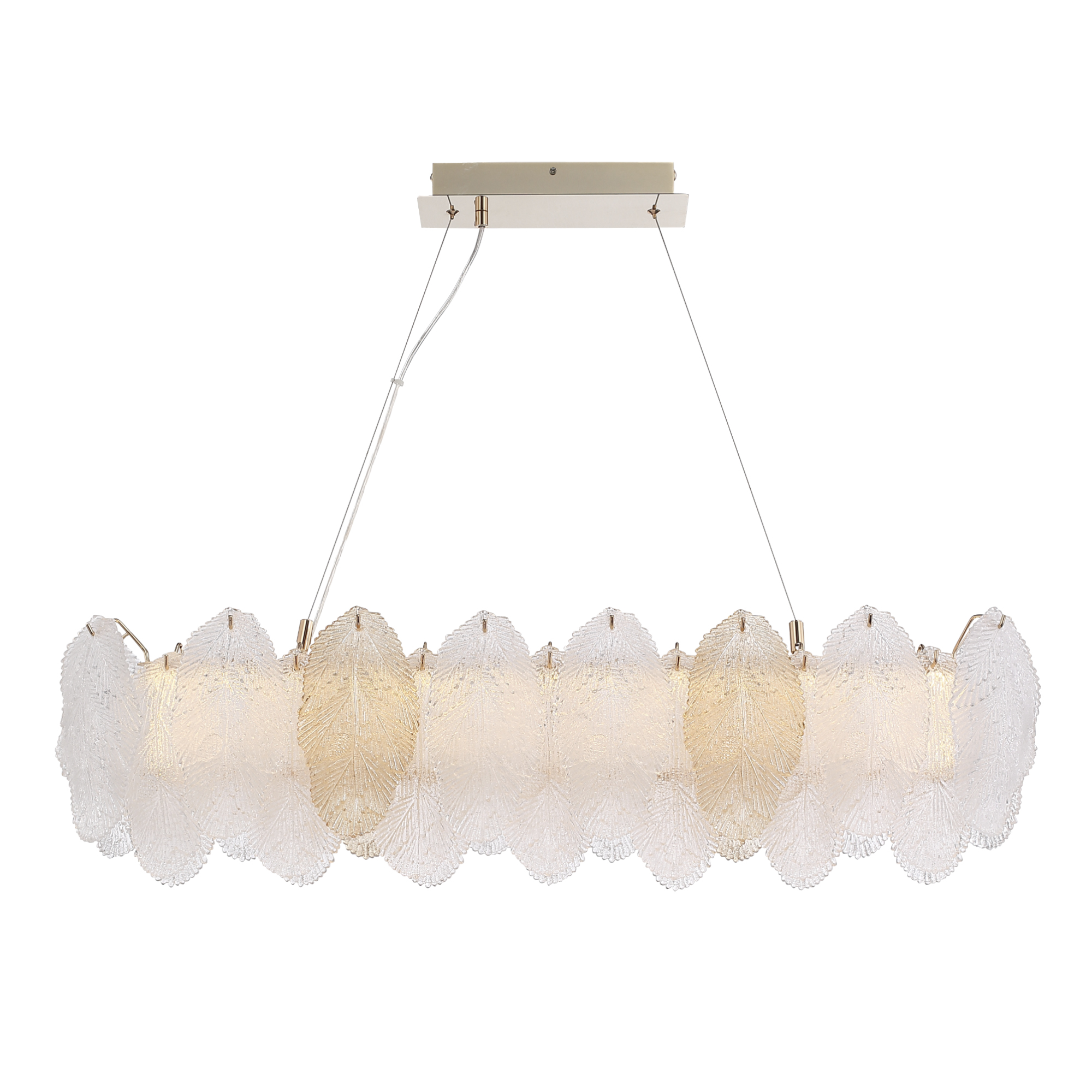 SL6135.233.01 Светильник подвесной ST-Luce золото/прозрачный, янтарный LED 1*24W 3000K LIGHTSOME