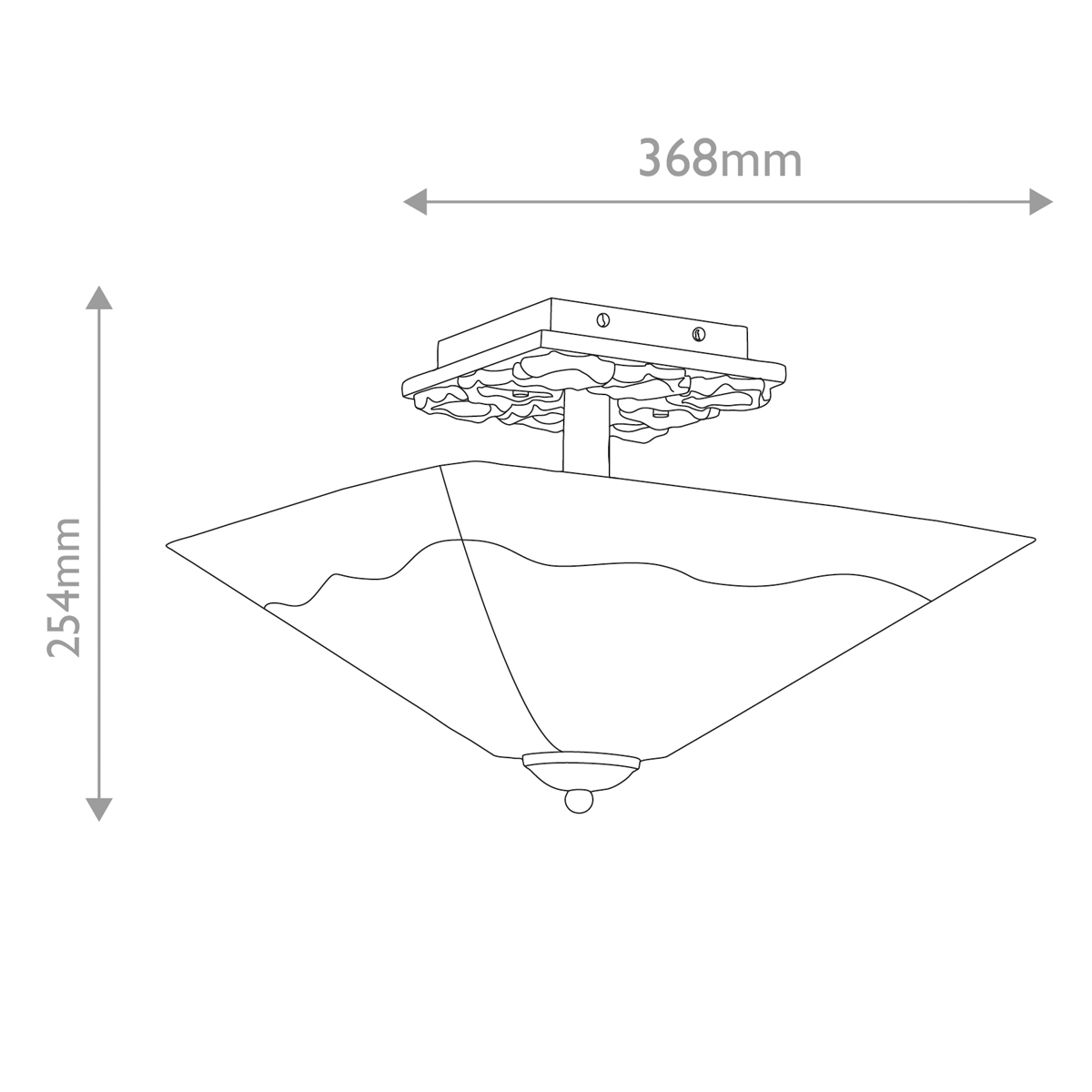 Потолочный светильник Flambeau, Арт. STAR-F-S-DG