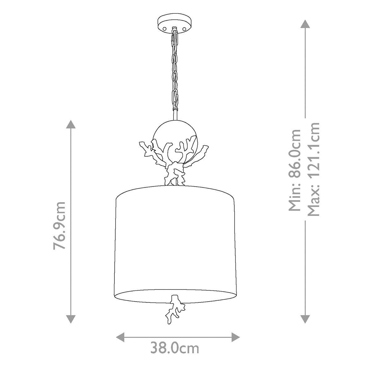 Подвесной светильник Flambeau, Арт. FB-TRELLIS-P